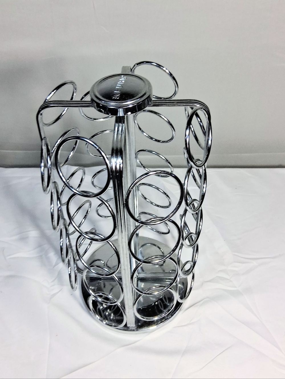 36 Cup Keurig Kcup Lazy Susan Silver Like New Stand - Picture 7 of 9